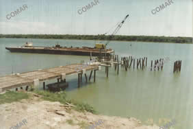 Muelle Secretaría de Marina en La Pesca, Tamps.